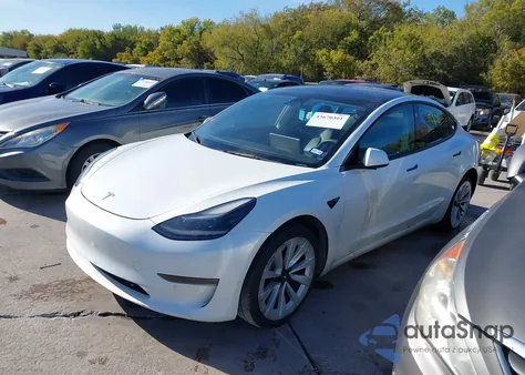 2022 Tesla Model 3 Rear-Wheel Drive из США, поврежденный, VIN 5YJ3E1EA1NF190521